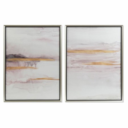 Quadro DKD Home Decor Astratto (60 x 3,5 x 80 cm) (2 Unità)