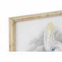 Quadro DKD Home Decor Coloniale Pappagallo (50 x 2,8 x 70 cm) (2 Unità)