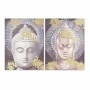 Quadro DKD Home Decor Buddha Orientale (60 x 3 x 80 cm) (2 Unità)