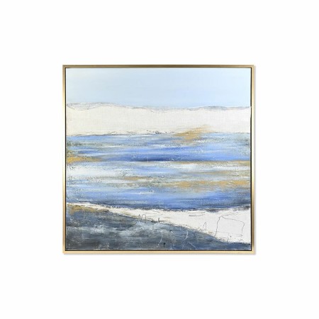 Quadro DKD Home Decor Mare e oceano Mediterraneo (131 x 4 x 131 cm)