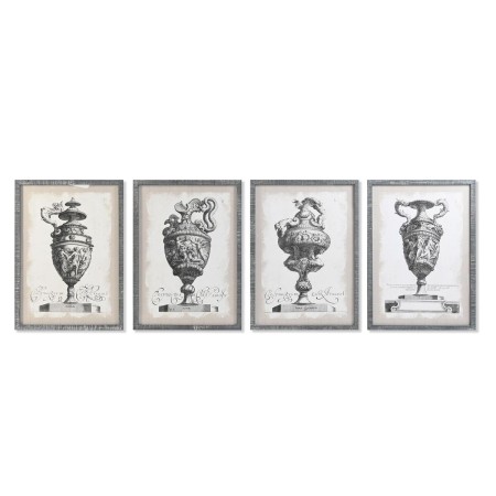 Quadro DKD Home Decor Vaso (50 x 2 x 70 cm) (4 Unità)