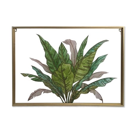 Tela DKD Home Decor Tropicale Foglia della pianta (80 x 3 x 60 cm)