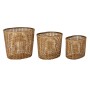 Set di Cestini DKD Home Decor Bambù Tropicale (54,5 x 43 x 50 cm)