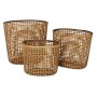 Set di Cestini DKD Home Decor Bambù Tropicale (54,5 x 43 x 50 cm)