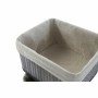 Set di Cestini DKD Home Decor Poliestere Cotone MDF Bambù (51 x 35 x 33 cm)