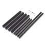 Emuca Gambe quadrate e struttura per tavolo, 50x50mm, 1.150x750, Verniciato nero, Acciaio, 1 u.