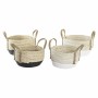 Set di Cestini DKD Home Decor Fibra (33 x 33 x 20 cm) (2 Unità)