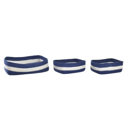 Set di Cestini DKD Home Decor Iuta (36 x 24 x 10 cm)