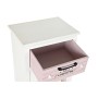 Comodino DKD Home Decor Per bambini Grigio Rosa Bianco Giallo (40 x 29 x 73,5 cm)