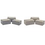 Set di Cestini DKD Home Decor Poliestere (40,5 x 28 x 18 cm) (2 Unità)