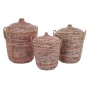 Set di Cestini DKD Home Decor Rattan (51 x 51 x 67 cm)