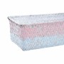 Set di Cestini DKD Home Decor Poliestere Fibra Boho Mediterraneo (31 x 16 x 11 cm)