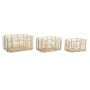 Set di Cestini DKD Home Decor Metallo PP (40 x 30 x 20 cm)