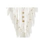 Acchiappasogni DKD Home Decor Piume Cotone Bianco Rattan Boho (52 x 1 x 145 cm) (1)