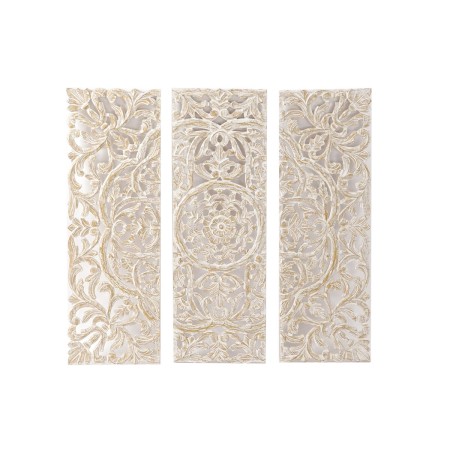 Decorazione da Parete DKD Home Decor Bianco Legno MDF (30 x 2 x 89 cm)