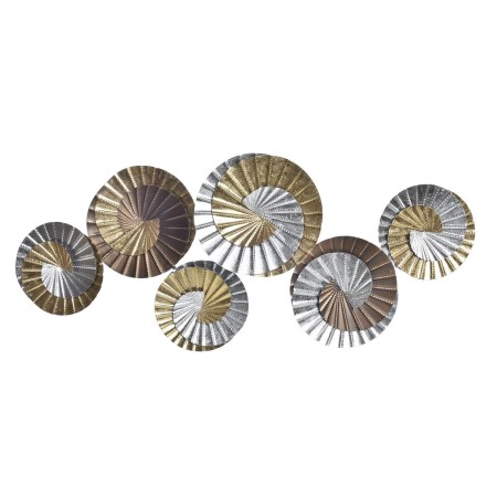 Decorazione da Parete DKD Home Decor Metallo Multicolore Orientale Spirali (104 x 4,5 x 43 cm)