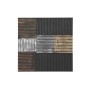 Decorazione da Parete DKD Home Decor Nero Dorato Glamour Moderno Legno MDF (91 x 3 x 91 cm)