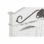 Specchio da parete DKD Home Decor Specchio Nero Legno Finestre Bianco (60 x 7 x 94 cm)