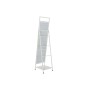 Specchio da terra DKD Home Decor Specchio Metallo Bianco Loft (39 x 40 x 160 cm)