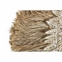 Specchio da parete DKD Home Decor Naturale Bianco Conchiglie (55 x 2,5 x 55 cm)