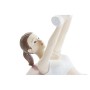 Statua Decorativa DKD Home Decor Rosa Resina Yoga (18,5 x 8 x 17,5 cm)