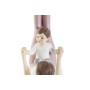 Statua Decorativa DKD Home Decor Rosa Resina Yoga (15,5 x 6,5 x 17 cm)