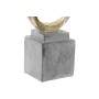 Statua Decorativa DKD Home Decor Grigio Dorato Metallo Moderno (16 x 8 x 40 cm)