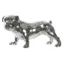 Statua Decorativa DKD Home Decor Inglese Argentato Bulldog Resina Moderno (45,5 x 21,5 x 25 cm)