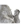 Statua Decorativa DKD Home Decor Argentato Resina Gorilla (38,5 x 33 x 43,5 cm)