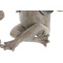 Statua Decorativa DKD Home Decor Musicista Marrone Resina Rana Shabby Chic (23 x 19,5 x 22,5 cm) (3 Unità)