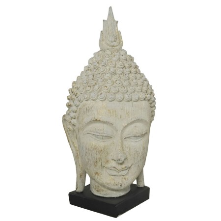 Statua Decorativa DKD Home Decor Grigio Buddha Resina (33 x 34 x 65 cm)