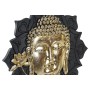 Statua Decorativa DKD Home Decor Nero Dorato Buddha MDF Resina (27 x 8 x 33,5 cm) (2 Unità)