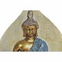 Statua Decorativa DKD Home Decor Rosso Azzurro Dorato Arancio Buddha Resina (15,5 x 5 x 20,7 cm) (3 Unità)