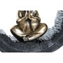 Statua Decorativa DKD Home Decor Nero Dorato Resina Frate (20,8 x 6,5 x 18,5 cm) (2 Unità)