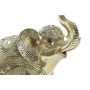 Statua Decorativa DKD Home Decor Elefante Dorato Resina (24 x 10 x 24 cm)