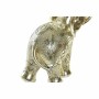 Statua Decorativa DKD Home Decor Elefante Dorato Resina (24 x 10 x 24 cm)