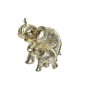 Statua Decorativa DKD Home Decor Elefante Dorato Resina (17 x 11 x 15 cm)