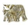 Statua Decorativa DKD Home Decor Elefante Dorato Resina (17 x 11 x 15 cm)