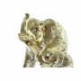 Statua Decorativa DKD Home Decor Elefante Dorato Resina (17 x 11 x 15 cm)