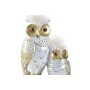 Statua Decorativa DKD Home Decor Gufi Dorato Bianco Resina Tradizionale (14,5 x 9 x 26 cm)