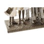 Statua Decorativa DKD Home Decor Dorato Resina Moderno Famiglia (17,5 x 8,5 x 26 cm) (2 Unità)