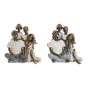 Statua Decorativa DKD Home Decor Rame Resina Moderno Famiglia (14,5 x 14,5 x 15 cm) (2 Unità)