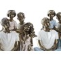 Statua Decorativa DKD Home Decor Rame Resina Moderno Famiglia (14,5 x 14,5 x 15 cm) (2 Unità)