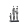 Statua Decorativa DKD Home Decor Argentato Nero Resina Moderno Famiglia (26 x 11,5 x 41,5 cm)