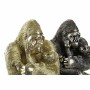 Statua Decorativa DKD Home Decor Argentato Dorato Resina Gorilla (22 x 23,5 x 31 cm) (2 Unità)