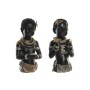 Statua Decorativa DKD Home Decor Resina Coloniale Africana (20,5 x 18 x 35 cm) (2 Unità)