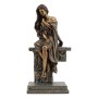 Statua Decorativa DKD Home Decor Donna Rame Resina (17 x 11 x 32,50 cm)