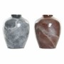 Vaso DKD Home Decor Grigio Marrone scuro Bambù Moderno (26 x 26 x 32 cm) (2 Unità)