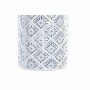 Vaso DKD Home Decor Porcellana Azzurro Bianco Mediterraneo (14 x 14 x 30 cm)