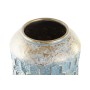 Vaso DKD Home Decor Azzurro Dorato Metallo Arabo (23 x 23 x 52 cm)